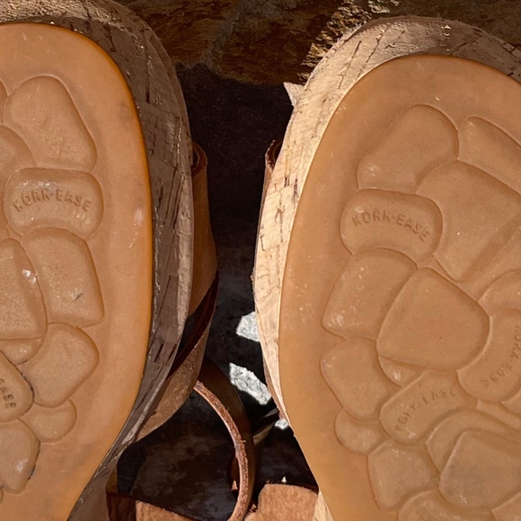 GUC KORK-EASE Women's Myrna 2.0 Ankle Strap Wedge Sandal (Size: 37/Tan) - Picture 14 of 15